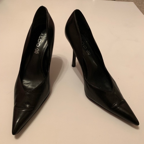aldo black pumps